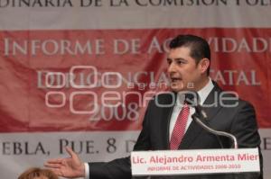 INFORME DE LA DIRIGENCIA ESTATAL DEL PRI