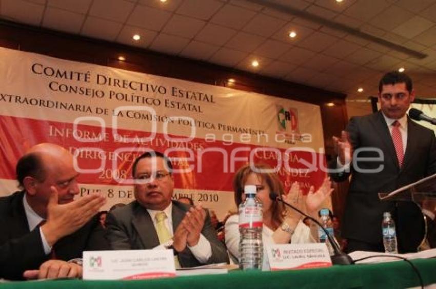 INFORME DE LA DIRIGENCIA ESTATAL DEL PRI