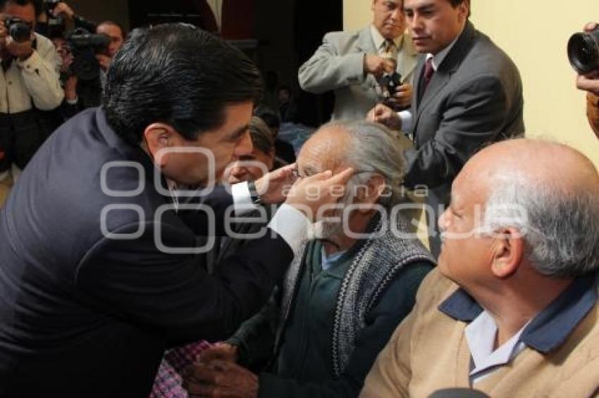 ENTREGA LENTES Y APARATOS ORTOPÉDICOS. MARIO MARÍN