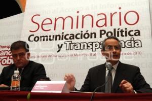 SEMINARIO COMUNICACION POLITICA Y TRANSPARENCIA