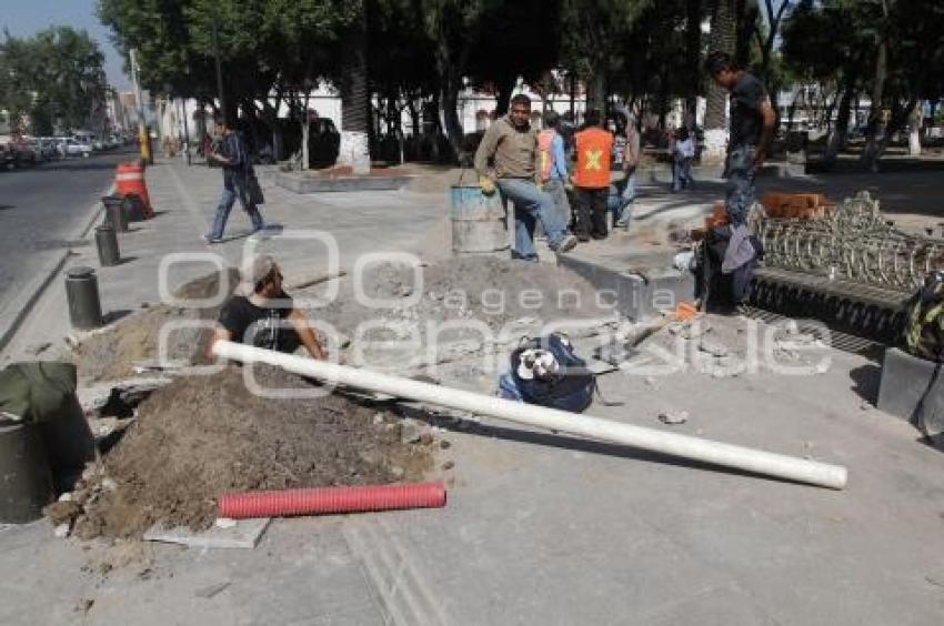 OBRAS EN PASEO BRAVO