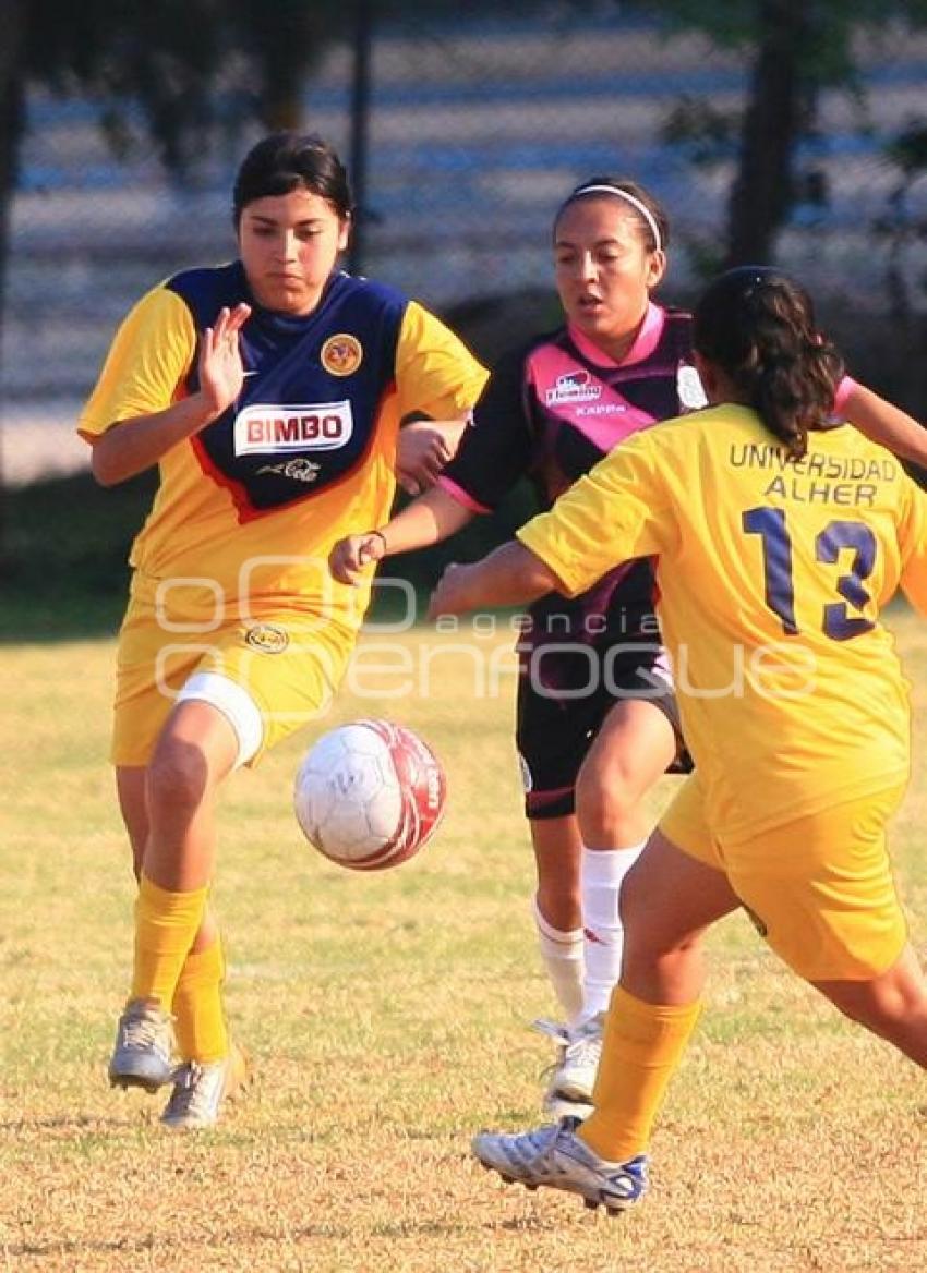 FUTBOL FEMENIL . AMÉRICA VS PUEBLA FC