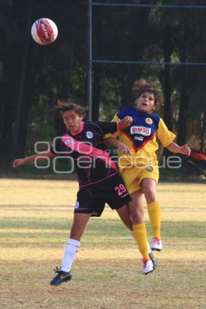 FUTBOL FEMENIL . AMÉRICA VS PUEBLA FC