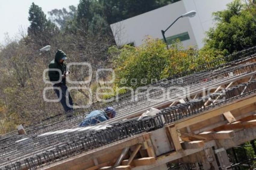 OBRAS EN LA BUAP. CONSTRUCCIÓN