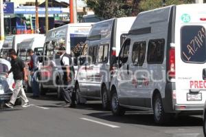 MANIFESTACION EN LA SCT PUEBLA