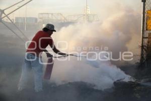 INCENDIO EN TERRENO BALDIO