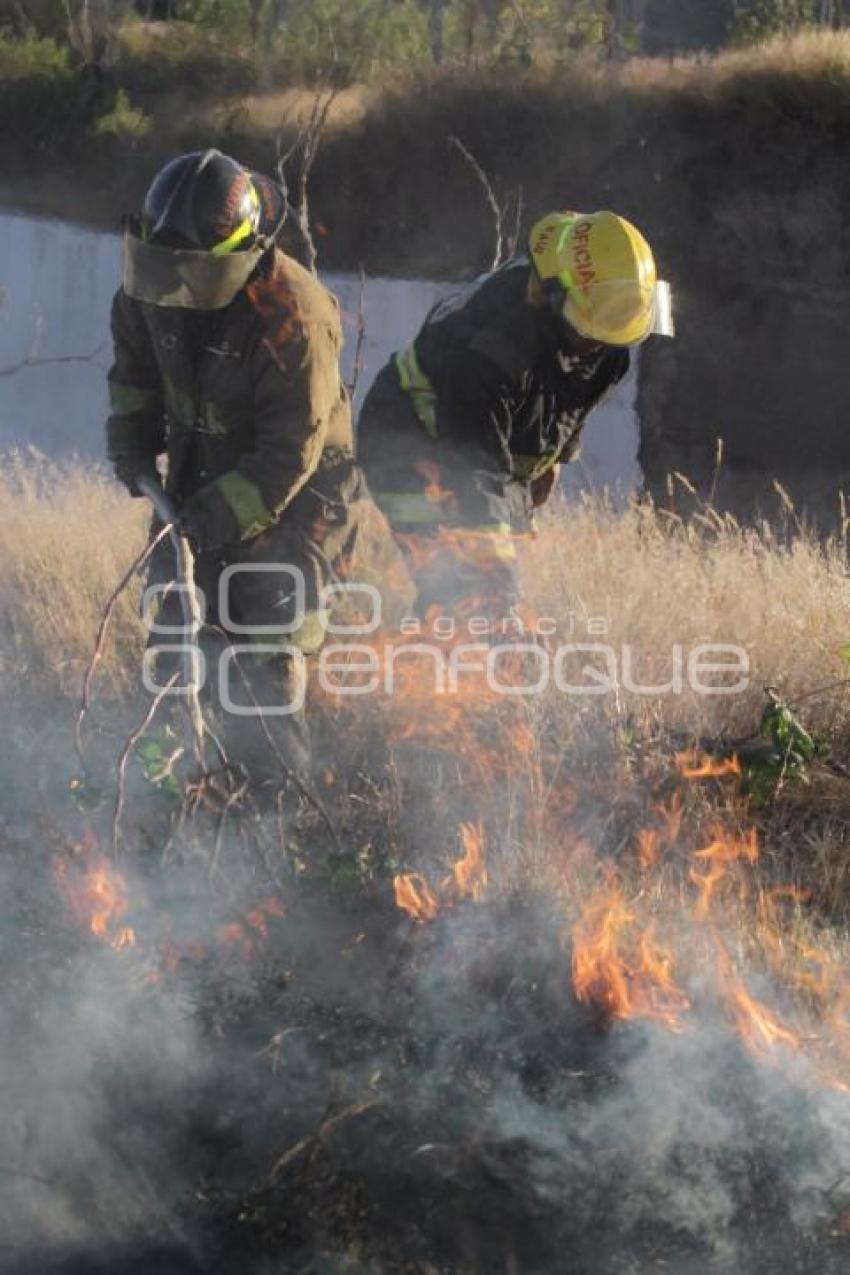 INCENDIO EN TERRENO BALDIO