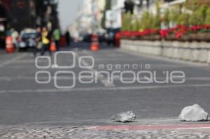 CIERRE DE JUAN DE PALAFOX. REPARACIÓN CALLE