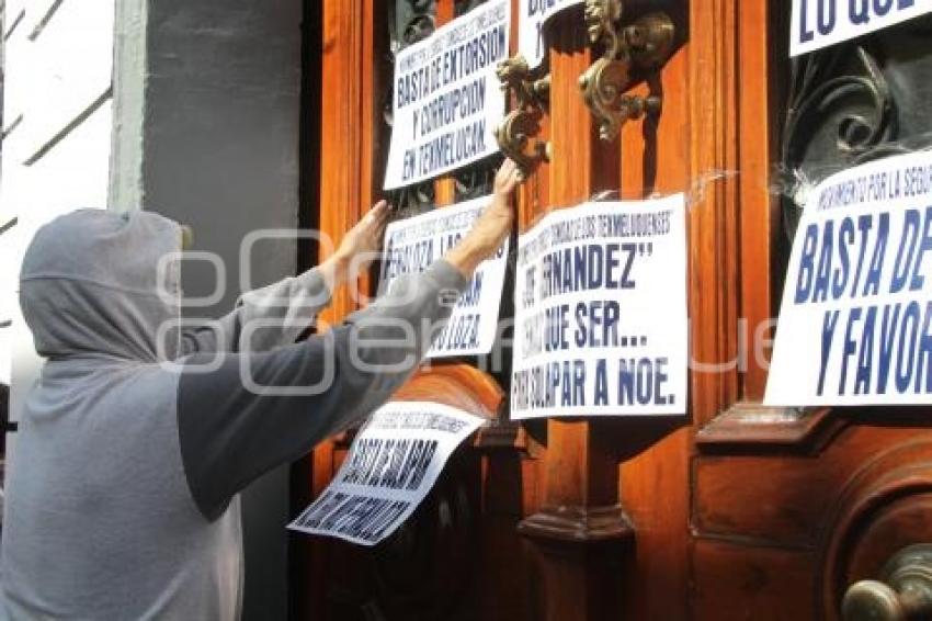 MANIFESTACIÓN  SAN MARTIN EN CONGRESO DE PUEBLA