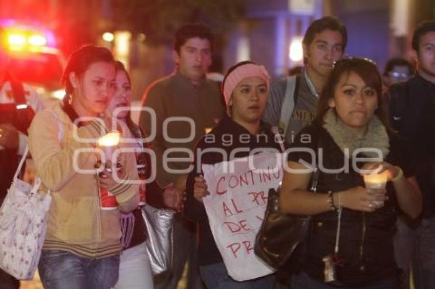 MARCHA SILENCIOSA . DÍA INTERNACIONAL DEL SIDA