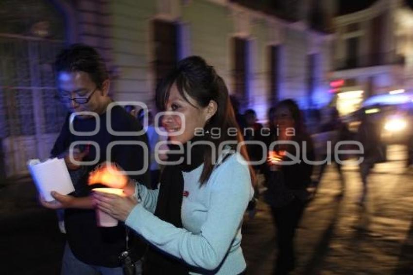 MARCHA SILENCIOSA . DÍA INTERNACIONAL DEL SIDA