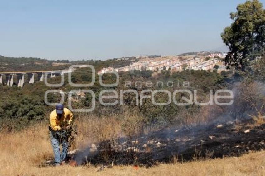 INCENDIO RESERVA LA CALERA