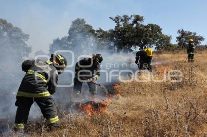 INCENDIO RESERVA LA CALERA