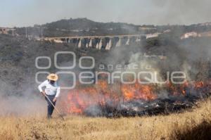 INCENDIO RESERVA LA CALERA