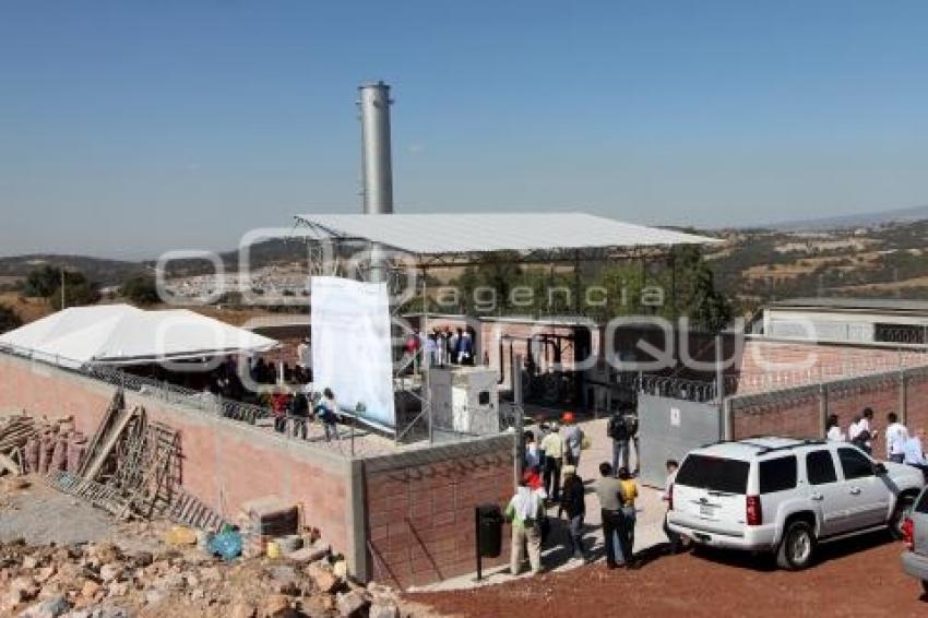 PLANTA QUEMADO DE BIOGAS. RELLENO SANITARIO