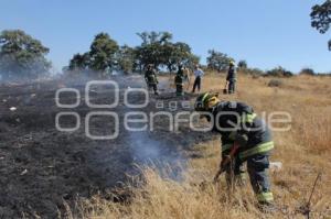 INCENDIO RESERVA LA CALERA