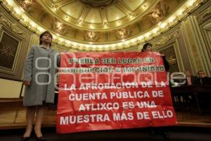 PROTESTA EN CONGRESO  -  BANCADA PANISTA