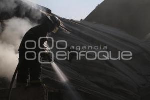 INCENDIO BODEGA PARQUE INDUSTRIAL LA RESURRECCIÓN