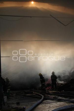 INCENDIO BODEGA PARQUE INDUSTRIAL LA RESURRECCIÓN