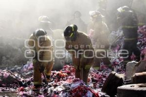 INCENDIO BODEGA PARQUE INDUSTRIAL LA RESURRECCIÓN