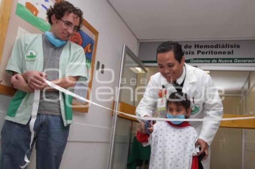 INAUGURAN EL AREA DE NEFROLOGIA PEDIATRICA EN EL HNP