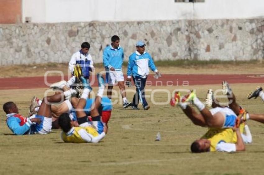 ENTRENAMIENTO PUEBLA DE LA FRANJA. FÚTBOL