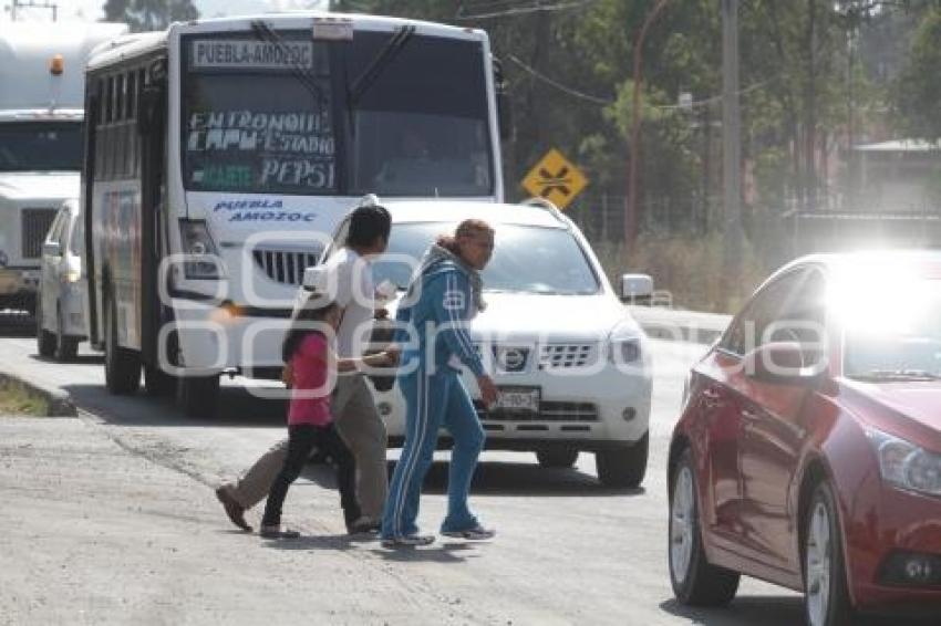 OBRAS ENTRONQUE PISTA - FEDERAL A TEHUACÀN