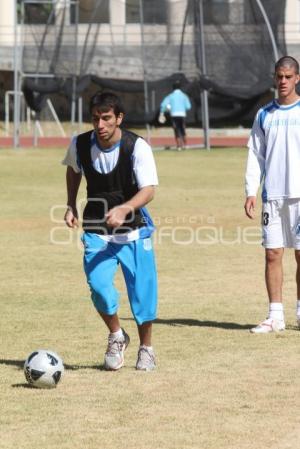 ENTRENAMIENTO PUEBLA DE LA FRANJA. FÚTBOL. REFUERZOS