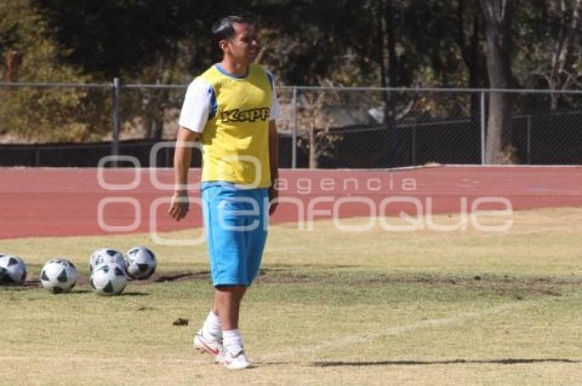 ENTRENAMIENTO PUEBLA DE LA FRANJA. AARÓN PADILLA