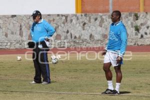 ENTRENAMIENTO PUEBLA DE LA FRANJA. FÚTBOL. REFUERZOS