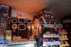 SAN MARTÍN . COMERCIANTES SIN LUZ