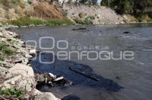 CONTAMINACIÓN RÍO ATOYAC. DERRAME PEMEX