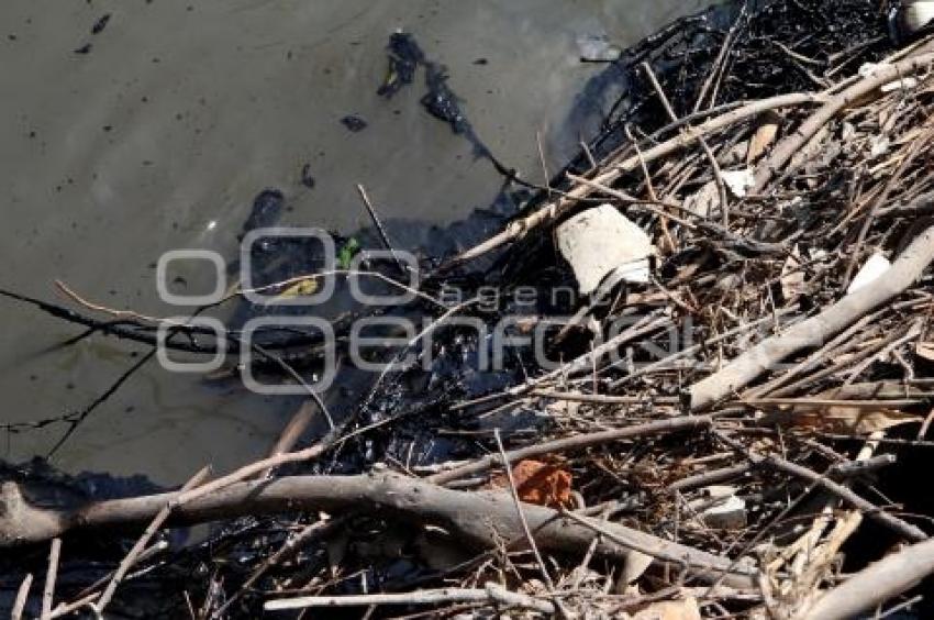 CONTAMINACIÓN RÍO ATOYAC. DERRAME PEMEX