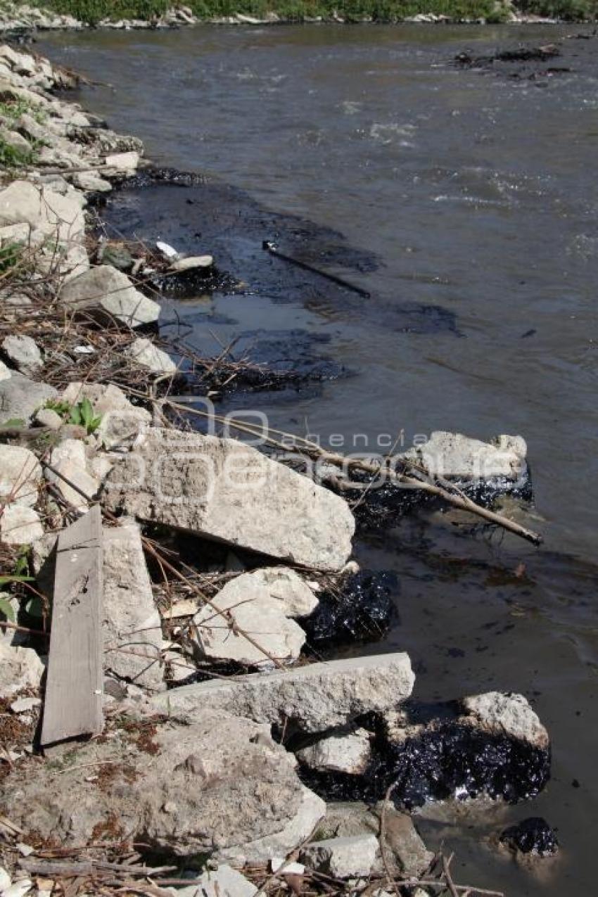 CONTAMINACIÓN RÍO ATOYAC. DERRAME PEMEX