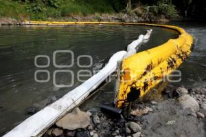 CONTAMINACIÓN RÍO ATOYAC. DERRAME PEMEX