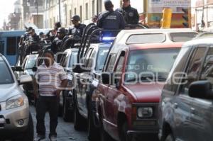 OPERATIVO CONTRA AMBULANTAJE EN MERCADO CINCO DE MAYO