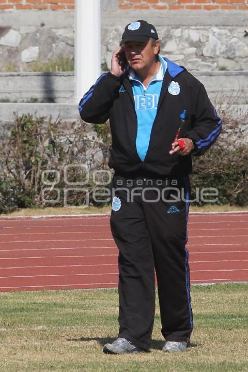 ENTRENAMIENTO PUEBLA DE LA FRANJA. JOSÉ LUIS TREJO