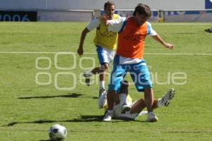 ENTRENAMIENTO PUEBLA DE LA FRANJA. FÚTBOL