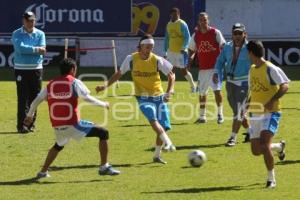 ENTRENAMIENTO PUEBLA DE LA FRANJA. FÚTBOL. TREJO