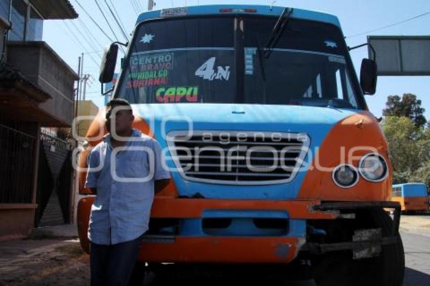 OPERATIVO TRANSPORTE PÚBLICO EN MAL ESTADO