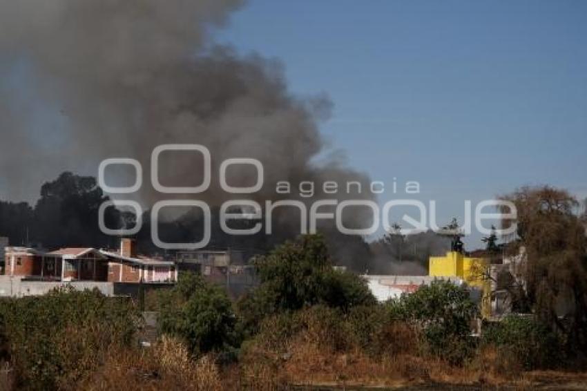 INCENDIO DE PAZTIZAL Y LLANTAS