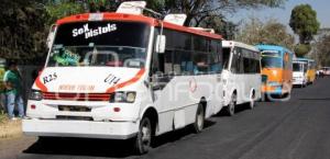 OPERATIVO TRANSPORTE PÚBLICO EN MAL ESTADO