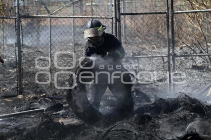 INCENDIO DE PAZTIZAL Y LLANTAS