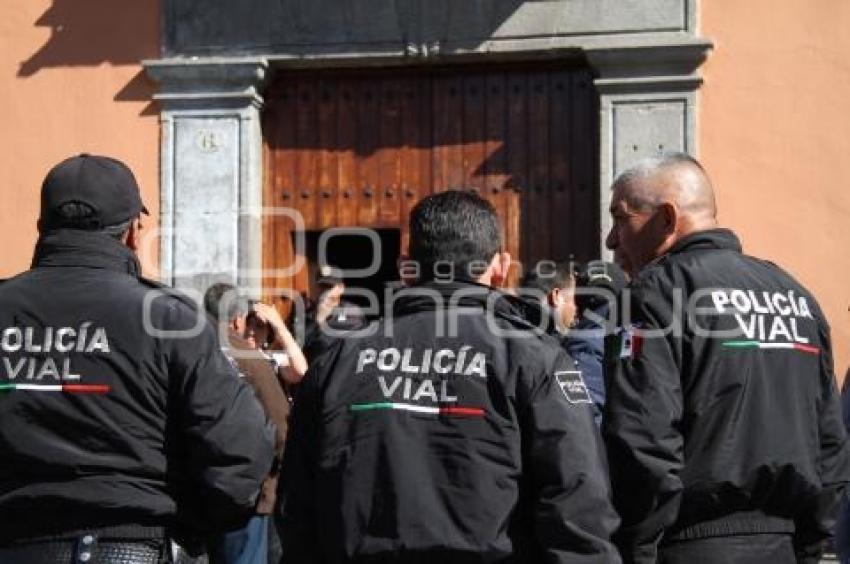 MANIFESTACION DE POLICIAS ESTATALES