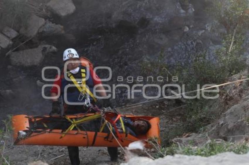 MUERE HOMBRE AL CAER EN BARRANCA