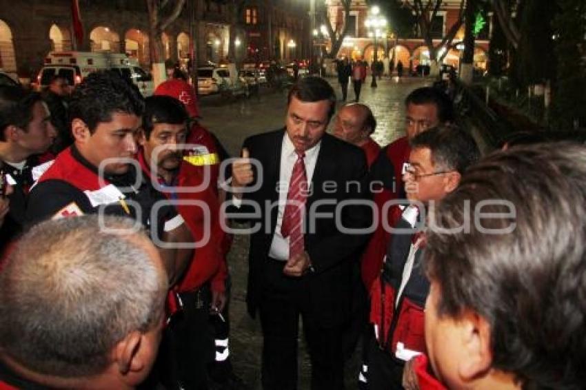 PARO ACTIVO DE LABORES. CRUZ ROJA