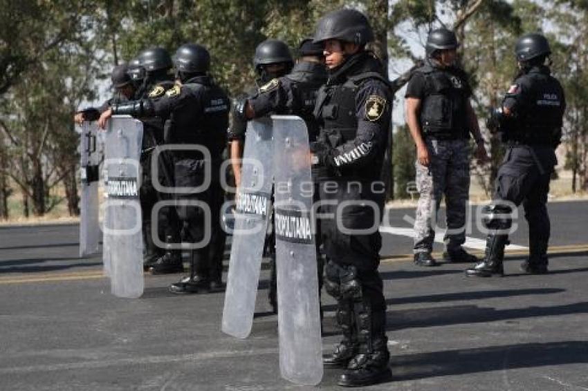 BLOQUEO . AUTOPISTA Y FEDERAL A ATLIXCO