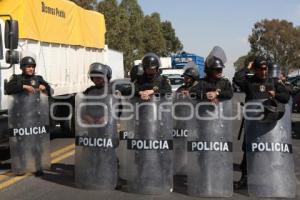 BLOQUEO . AUTOPISTA Y FEDERAL A ATLIXCO