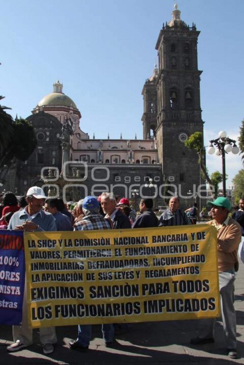 MANIFESTACIÓN DEFRAUDADOS INVERBIEN