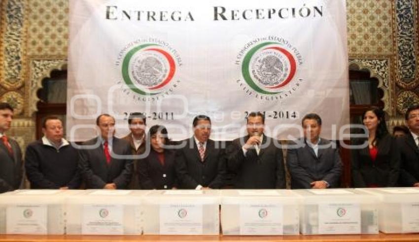 CONGRESO DEL ESTADO - ENTREGA-RECEPCION